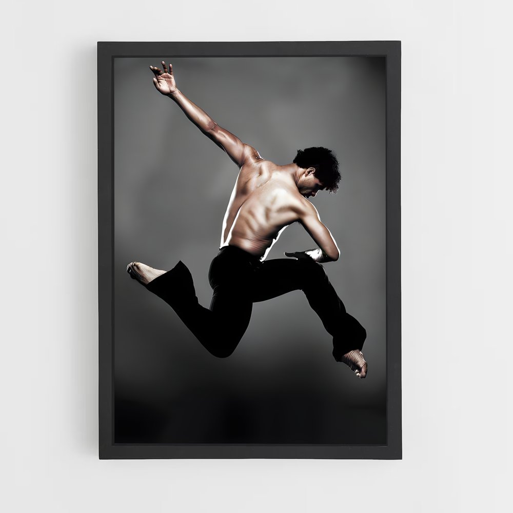 Poster Saut de Carlos – affiche Danse (vue 2)